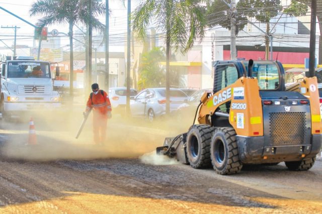 Obras Em Goi Nia Reconstru O Asf Ltica Shownews