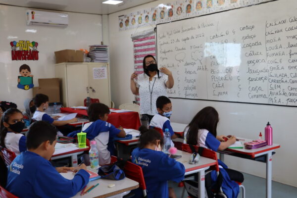 Foto sala de aula