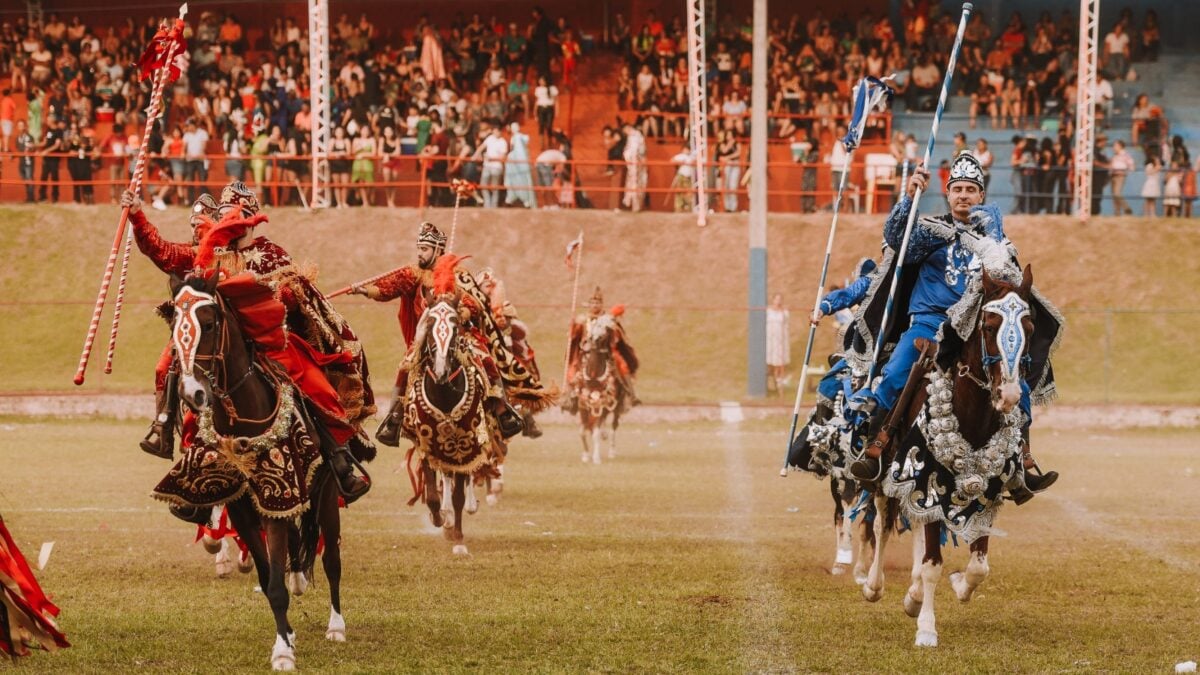 Cavalhadas de Corumbá de Goiás (Foto: Michely Mattos/Secult)